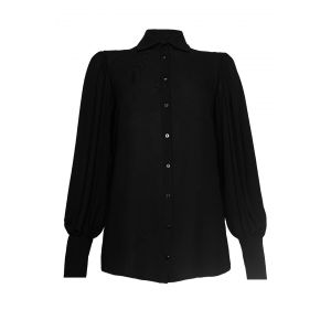 Only M Yasmin blouse pofm crepon nero
