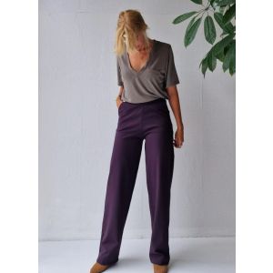Madame LIZ Maja wide royal aubergine