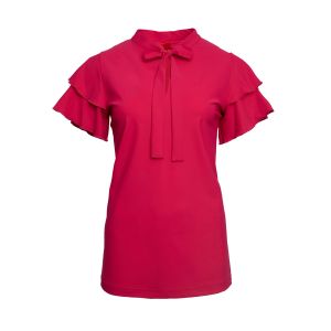 Only M Caren blouse vlindermw travel lampone