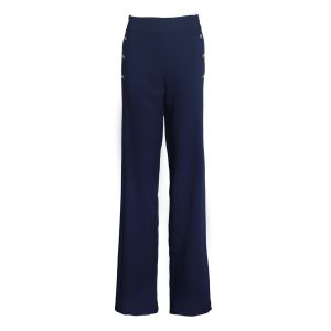 Only M Tall Dorien wide pant knoop muffin navy