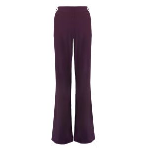 Only M Tall Roxy pants wide travel str vino rosso