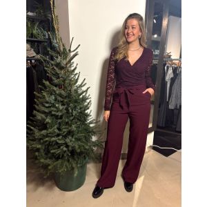 Only M Tall Noëlle jumpsuit muffin bordo