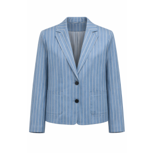 Only M Tall Brooke jasje streep lichtblauw