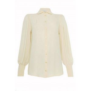 Only M Tall Yasmin blouse pofmouw crepon carrara
