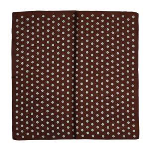 Sequoia Shawl polka dot brown