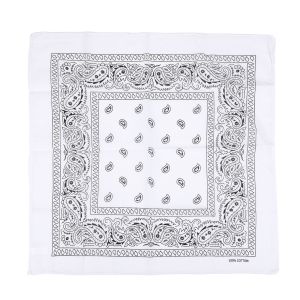 Sequoia Shawl bandana paisley white