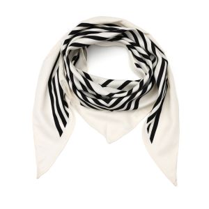Sequoia Shawl stripe dia wit zwart