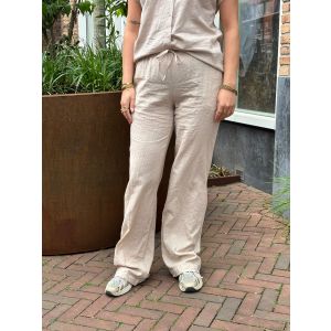 Sequoia Rosa beige linnen pants