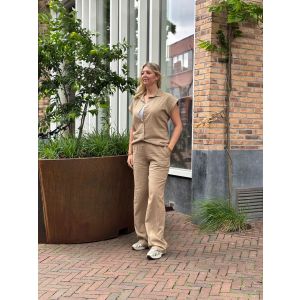 Sequoia Rosa taupe linnen pants