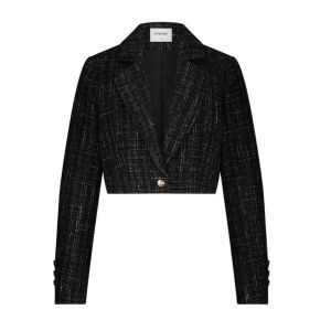 Phebe Fre jacket boucle black