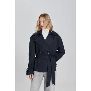Phebe Tall Zoe trenchcoat navy