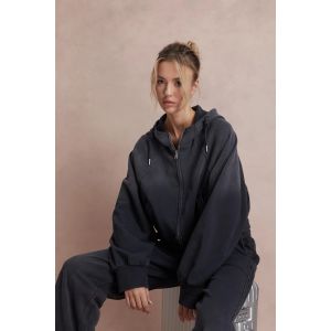 Phebe Tall Kali hoodie vest grey