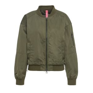 Manisa Tall Iris bomberjack olijfgroen