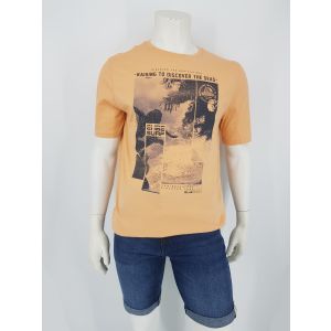 Kitaro Lok T-shirt surf peach