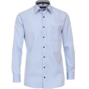 Casamoda Kent comfort dessin kraag blauw