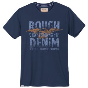 Redfield Marcel shirt opdruk rough dark denim