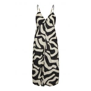 Vero Moda Tall Agnete dress black grafic san