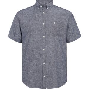 North Mike blouse linnen indigo blue