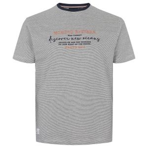 North Finley shirt streep blauw