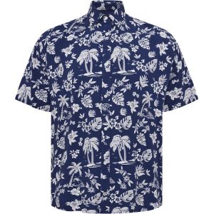 North Mats blouse ss night sky AOP