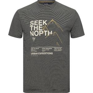 North Lars t-shirt ss medium stripe print seek