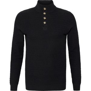 North Olaf trui pattern knit 0099 black