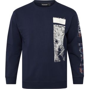 North City sweat latitude denim printed night s