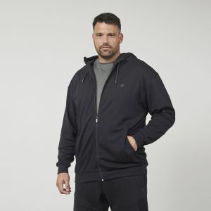 North Javi hooded cardigan black