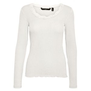 Vero Moda Tall Rosi shirt kant white