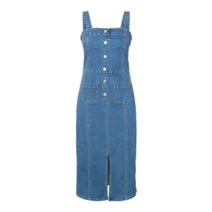 Vero Moda Tall Saila sl calf denim dress
