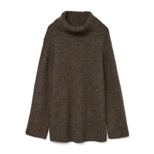 Vero Moda Tall Ingrid ls cowlneck pullover tll chocolate torte