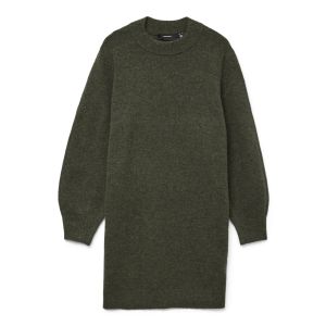 Vero Moda Tall Besti o-neck mini dress boo grape leaf