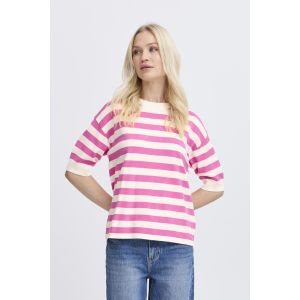 B Young Mmorla tshirt phlox pink stripe