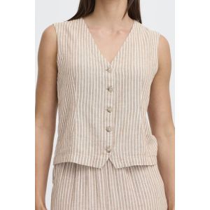 B Young Falakka waistcoat 2 woodsmoke stripe
