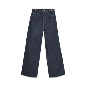 Vero Moda Tall Kathy HR wide jeans SI330 dark denim