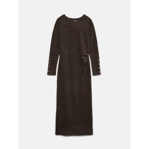 Vero Moda Tall Hanzo Ls 7/8 Dress Jrs Btq Chocolate Torte