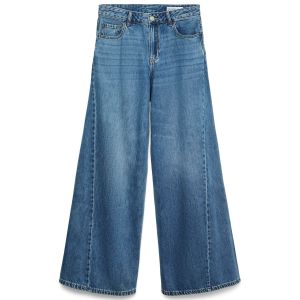 Vero Moda Tall Annet  Mr Wide Jeans Li3162 Tll Medium Blue Denim