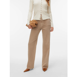 Vero Moda Tall Tessa hr wide jeans silver mink