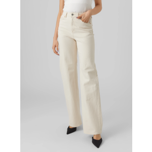 Vero Moda Tall Tessa hr wide jeans ecru