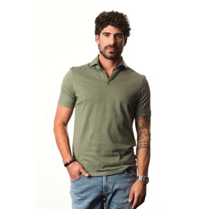 Ledub Madrid polo MF stretch green