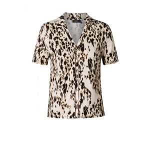 YEST Salima shirt kraagje raw white/multi