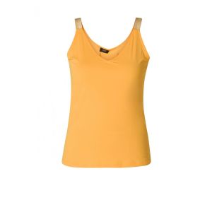YEST Salina top glitterbandje dusty orange