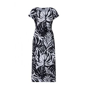 YEST Tatjana jurk jersey print black