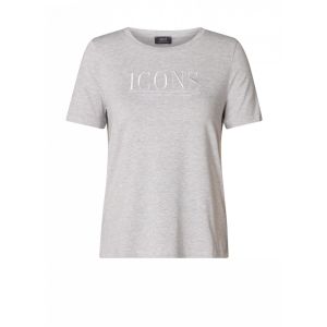 YEST Ivamaria shirt light grey mel