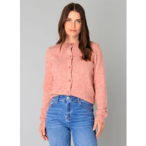 YEST Naomi vest dark rose mel