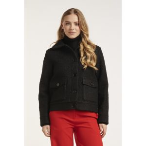 Smashed Lemon Celeste jacket bouclé black