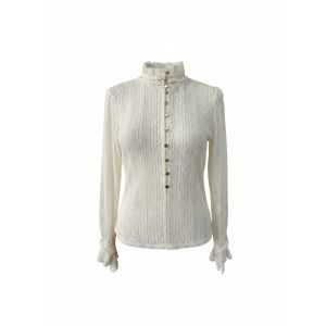 ICNK Tall Runa blouse kant shiny rachel beige