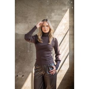 ICNK Tall Anury fine knit 603 brown