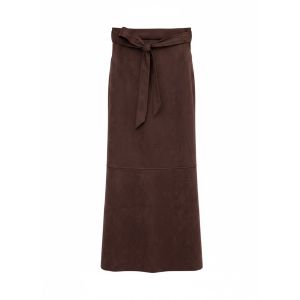 ICNK Tall Azra 82 suedine 6003 dk brandy brown