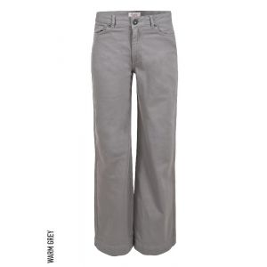 DNM Pure Cooper broek wide leg warm grey antic dye